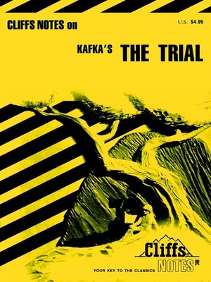 cover image of CliffsNotes on Kafka's The Trial